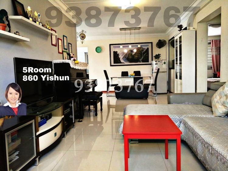Blk 860 Yishun Avenue 4 (Yishun), HDB 5 Rooms #171089022